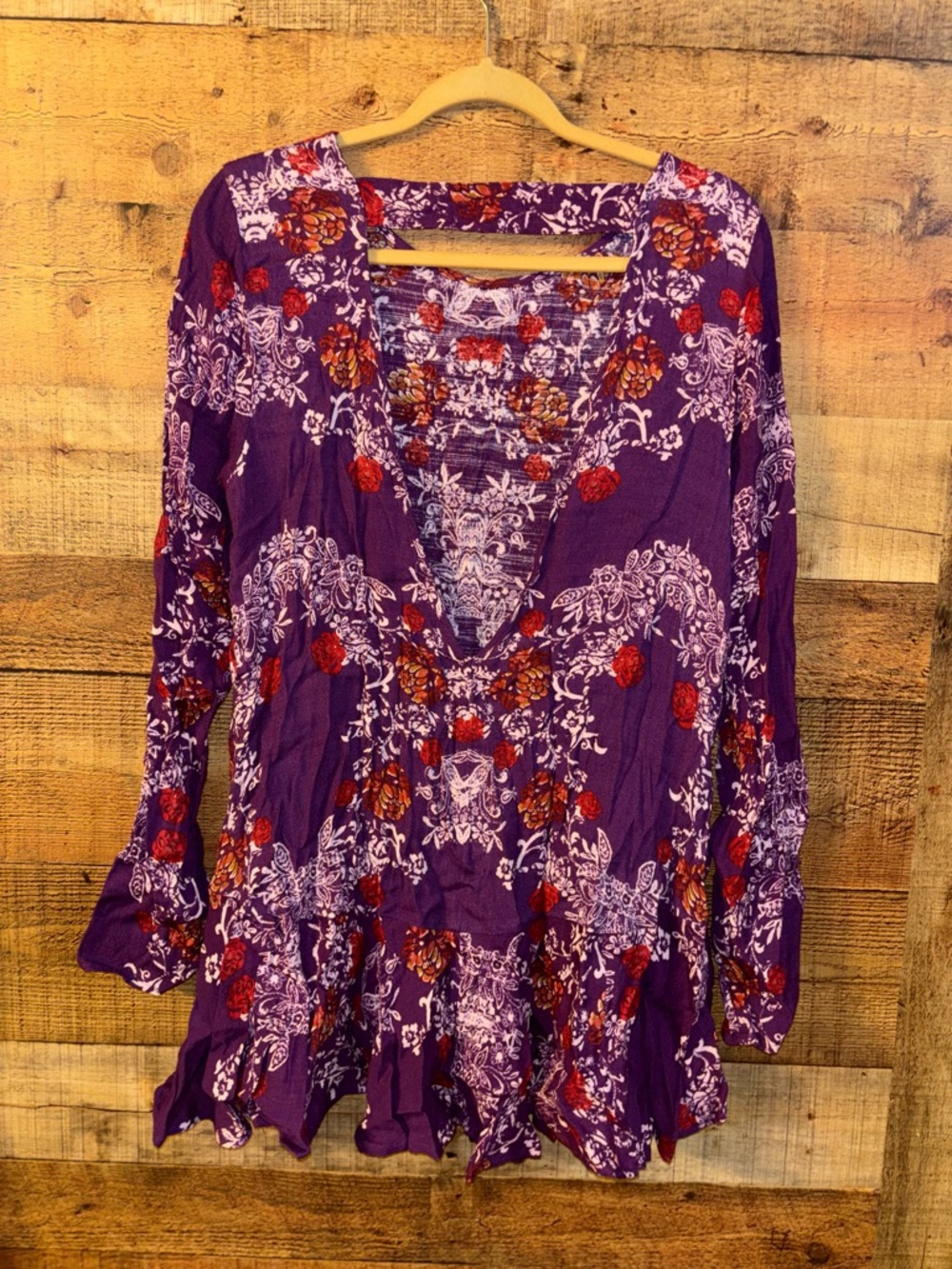 Free People Smooth Talker floral tunic dress - Picture 5 of 8